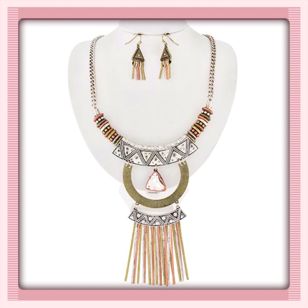 🪴Necklace Earrings Set